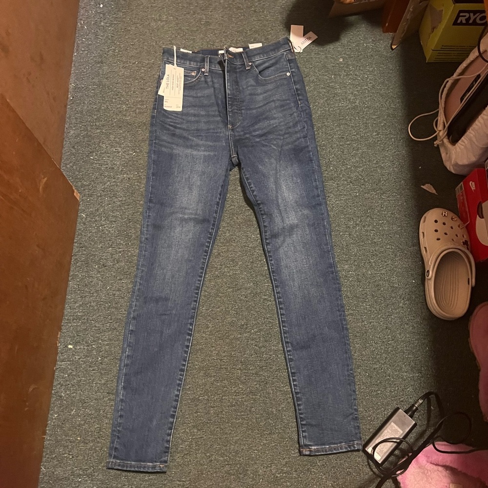 Denim forum skinny jeans high rise